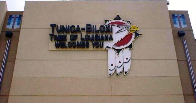 The Tunica-Biloxi Tribe Welcome Sign