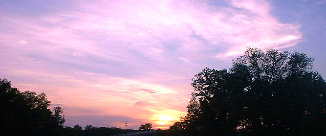 Sunset Over Effie